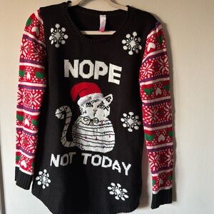 Women’s long Christmas sweater